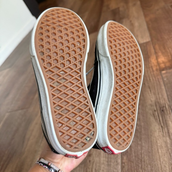 Vans SK8 hi black suede high top sneakers youth size 4 - Picture 8 of 12